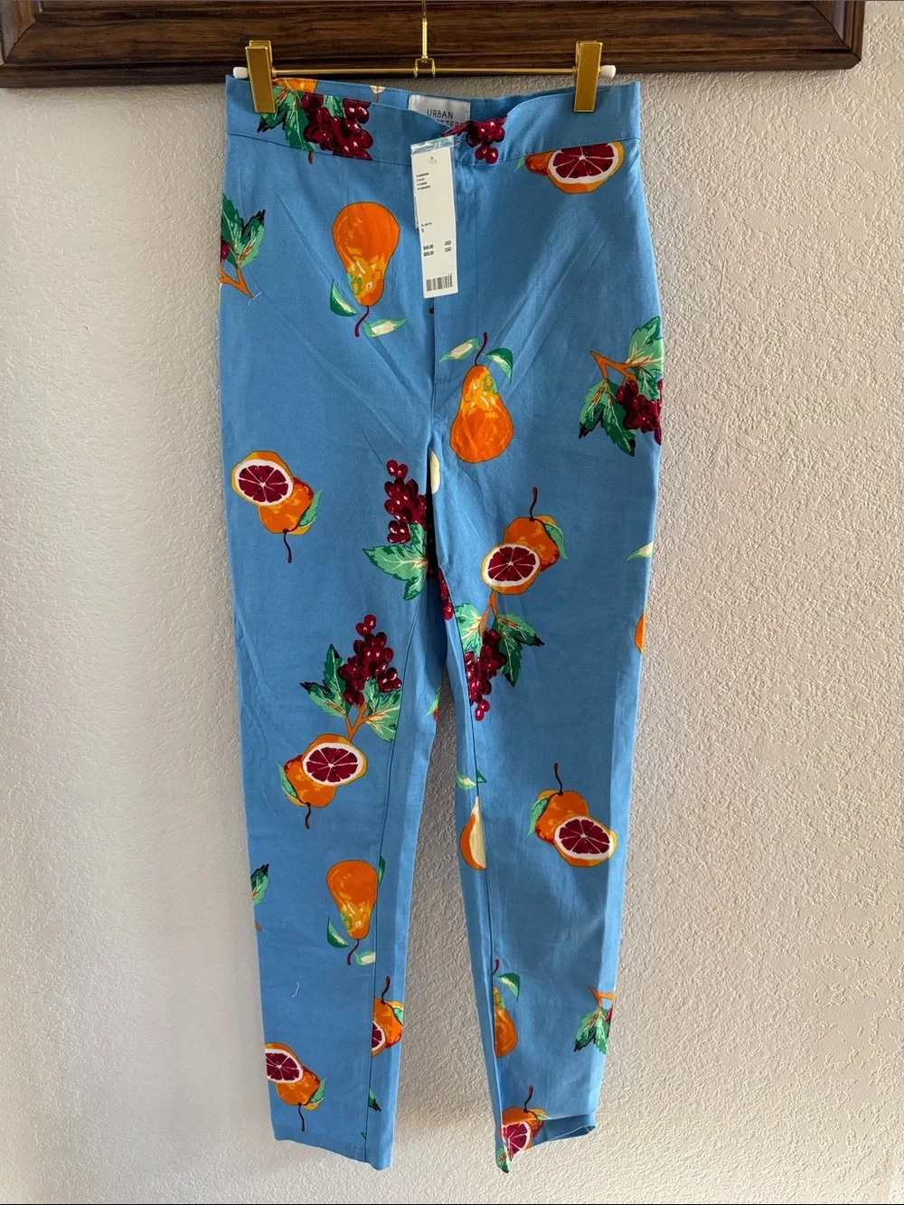 Fruit Print Skinny Pants NWT